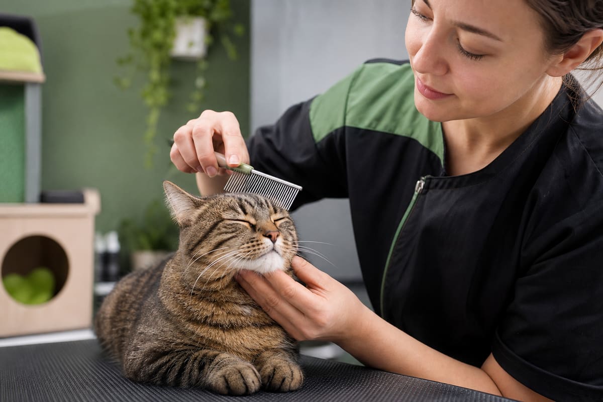 Груминг кошек — шаблон услуг и полей питомца в PawDesk